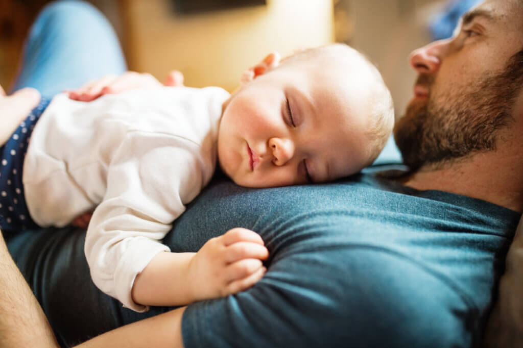 When can your baby sleep on their outlet stomach