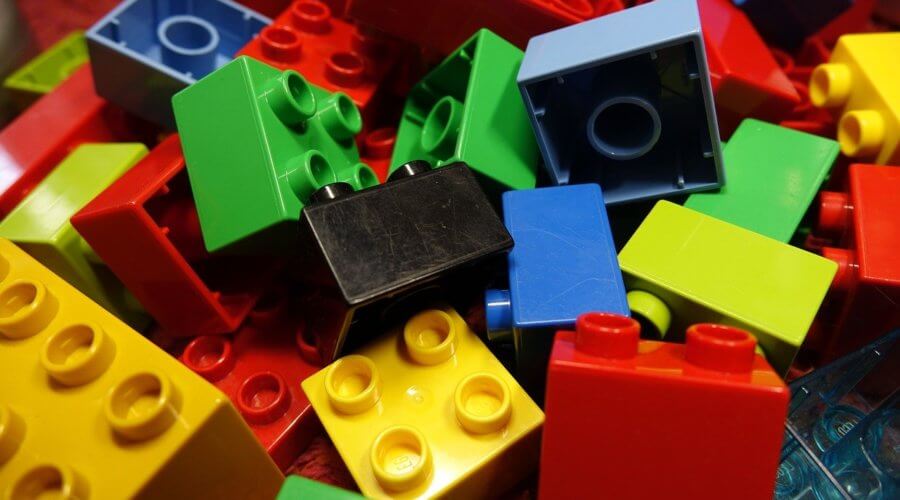 lego bricks in a pile