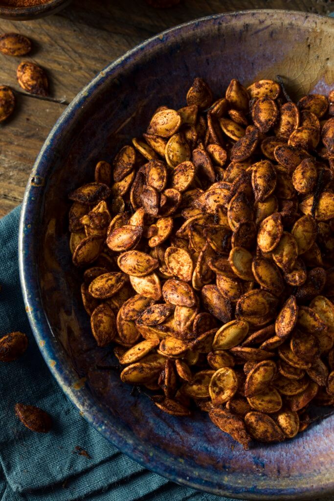  Roasted Spicy Pumpkin Seeds