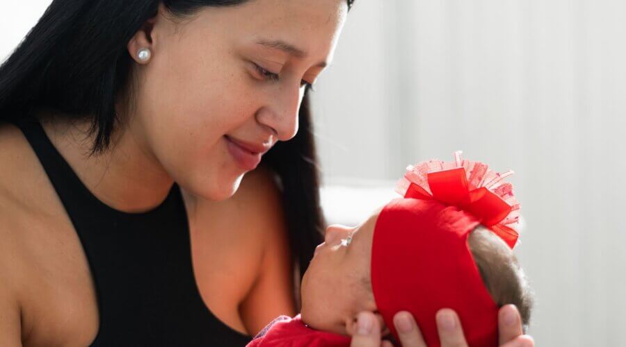 Postpartum Mom WFMC Health 1